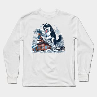 Nuking the Competition: Huskizilla Long Sleeve T-Shirt